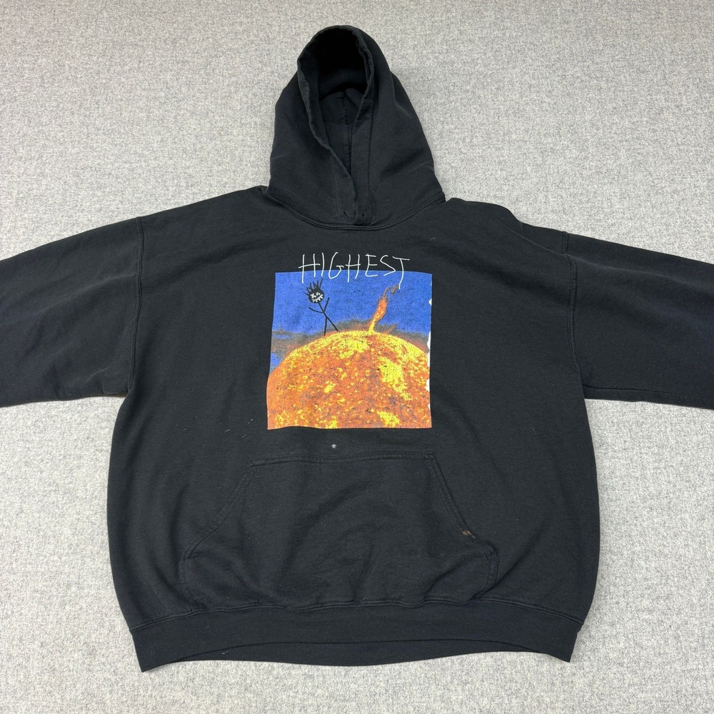 Cactus Jack Travis Scott Highest In The Room Hoodie Large Black Streetwear